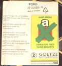Ford Zylinderkopfdichtung Goetze 30-026355-10 NOS alte Lagerbestände D102