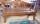 schwere Massivholzbank Vintage 80er Jahre, Parkbank sehr guter Zustand H292