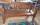 schwere Massivholzbank Vintage 80er Jahre, Parkbank sehr guter Zustand H292