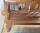 schwere Massivholzbank Vintage 80er Jahre, Parkbank sehr guter Zustand H292