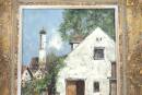 Gemälde „Altes Backhaus Raisting“ Otto Heumeier mit Prunkrahmen H294