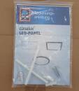 LED Leuchte 295 x 295 mm, 230 volt 12 Watt OVPRahmen weiß H295W