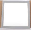 LED Leuchte 295 x 295 mm, 230 volt 12 Watt OVP Rahmen silber H295S