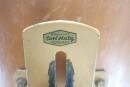 Holz Drehstuhl Vintage Industrial Design verstellbar drehbar gefedert H296