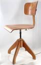 Holz Drehstuhl Vintage Industrial Design verstellbar...
