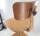Holz Drehstuhl Vintage Industrial Design verstellbar drehbar gefedert H296