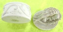 Schatulle mit Engel Glassteinen und Glitzer8 x 7 cm 9cm hoch Kopf rechts