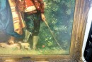 Kopie v. Die Weinlese nach Cecrope Barilli 1882  M. Schneider  im Prunkrahmen H299