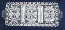 gebrauchte rechteckige Glasschale Vorlegeschale 33,5 x 13...