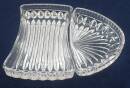2 gebrauchte Glasschale Snackschalen zusammen 17 x 19 cm...