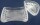 2 gebrauchte Glasschale Snackschalen zusammen 17 x 19 cm  H314