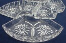 Set von 4 gebrauchte Glasschalen Snackschalen im Kreis Ø 32 cm H315