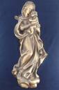 schwere Bronzeguss Halbfigur Madonna mit Jesuskind ausdruckstark 7,7 kg H325