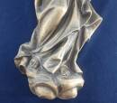 schwere Bronzeguss Halbfigur Madonna mit Jesuskind ausdruckstark 7,7 kg H325