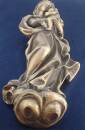 schwere Bronzeguss Halbfigur Madonna mit Jesuskind ausdruckstark 7,7 kg H325