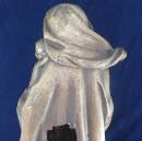 schwere Bronzeguss Halbfigur Madonna mit Jesuskind ausdruckstark 7,7 kg H325