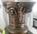 Schwere Deko-Säule / Blumenpodest aus Stuckgips – Antik-Look 48 cm hoch H329