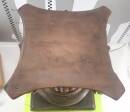 Schwere Deko-Säule / Blumenpodest aus Stuckgips – Antik-Look 48 cm hoch H329