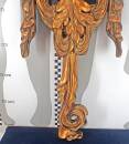 Vintage Wandspiegel in originalgetreuer Barock-Optik Faux Wood 131 cm hoch H328