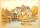 gerahmtes Aquarell v. 1891 historische Mapledurham Windmill  im Prunkrahmen H330