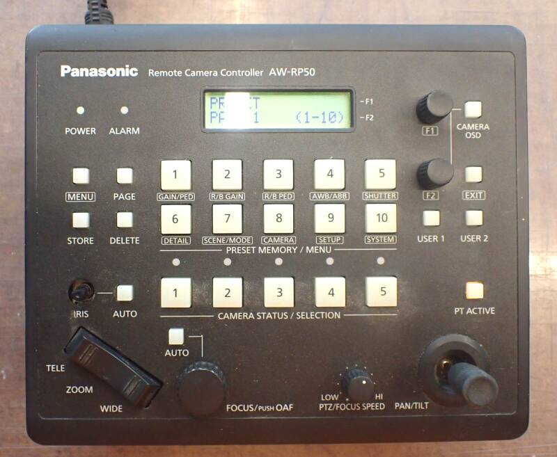 gebrauchte Panasonic AW-RP50 Kamera-Controller mit IP-Steuerung H333