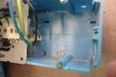 7 gebrauchte Doppelgeräteeinbaudose für Rehau/Signo Kanäle mit Jung Steckd. H338