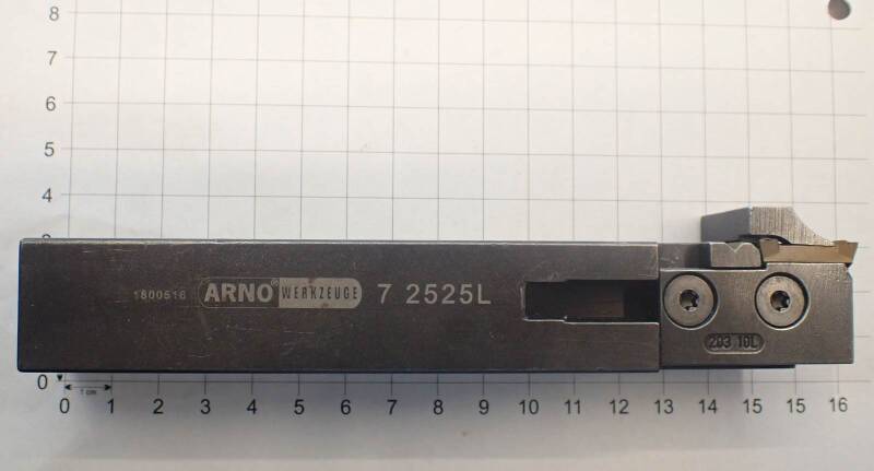 gebraucht Arno 7 2525 L Klemmhalter  für Wendeplatten Inserts mit 203 10 L X028