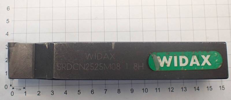 gebraucht  Widax SRDCN 2525M08 8H Klemmhalter  für Wendeplatten Inserts X030