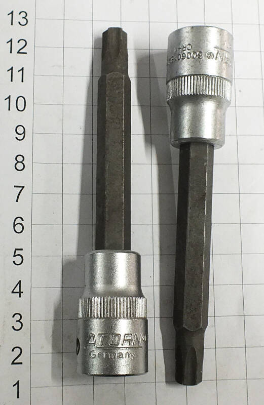 Torx Stecknuss T-50 1/2 Zoll lang neu unbenutzt Atorn Markenware Germany X018