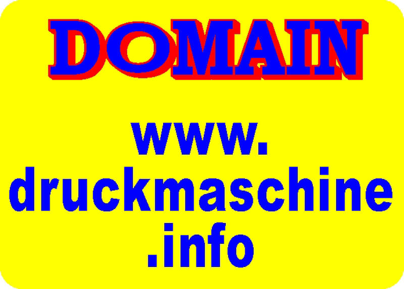 Domainname druckmaschine.info zu verkaufen